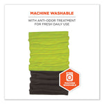 N-Ferno 6492 2-Piece Thermal Fleece + Poly Multi-Band, One Size Fits Most, Lime