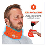 Chill-Its 6489 2-Layer Cooling Performance Knit Multi-Band, Polyester/Spandex, Large/X-Large, Hi-Vis Orange