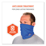Chill-Its 6489 2-Layer Cooling Performance Knit Multi-Band, Polyester/Spandex, Small/Medium, Blue