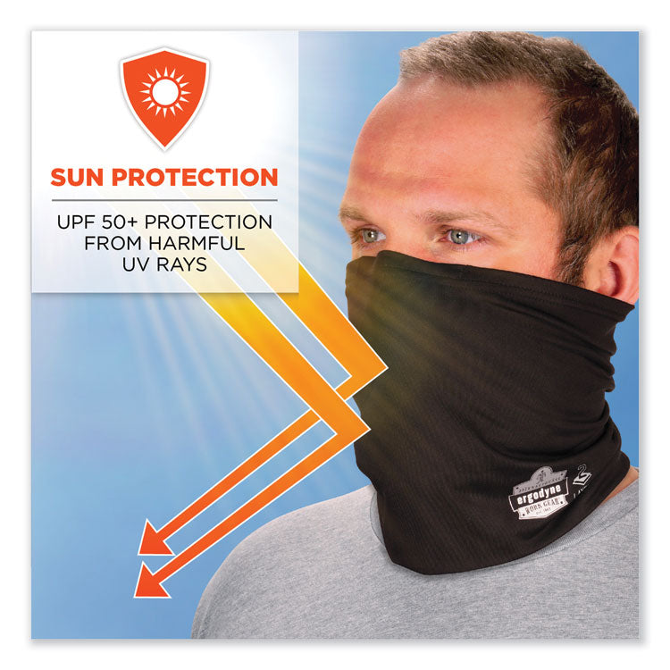 Chill-Its 6489 2-Layer Cooling Performance Knit Multi-Band, Polyester/Spandex, 2X-Large/3X-Large, Black