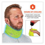 Chill-Its 6489 2-Layer Cooling Performance Knit MultiBand, Polyester/Spandex, 2X-Large/3X-Large, Hi-Vis Lime