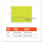 Chill-Its 6489 2-Layer Cooling Performance Knit MultiBand, Polyester/Spandex, 2X-Large/3X-Large, Hi-Vis Lime