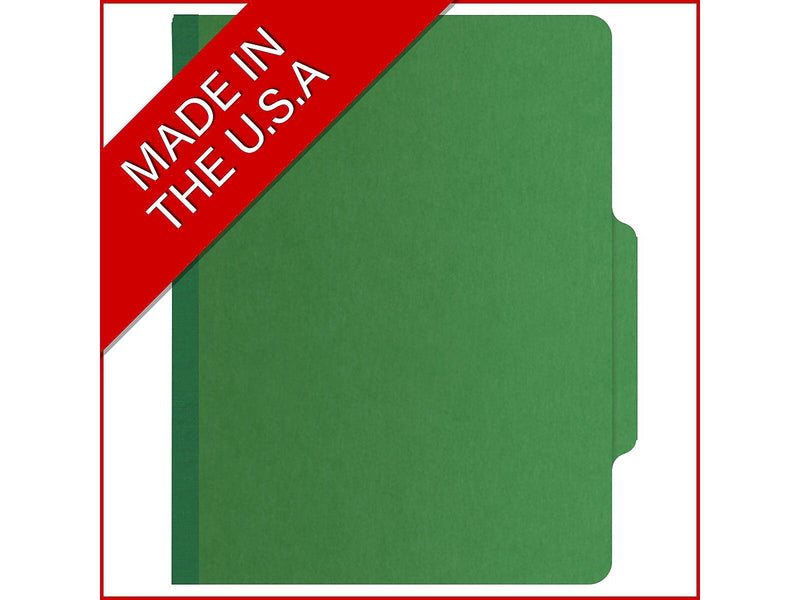 Medical Arts Press Pressboard Classification Folder, 2" Expansion, Letter Size, Moss Green, 25/Box (DV-T42-02-3MGN)