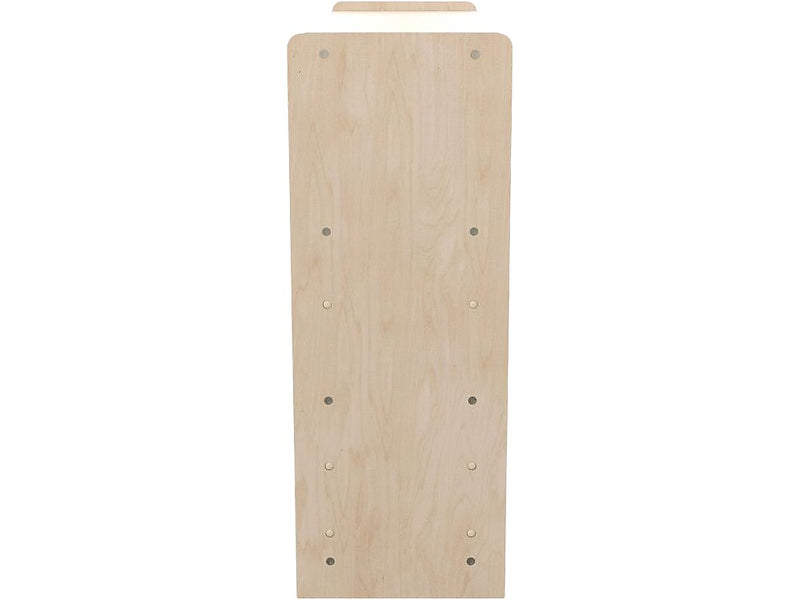 Flash Furniture Bright Beginnings 3-Section Open Storage Unit, 31.5"H x 47.25"W x 12"D, Brown (MK-ME088029-GG)