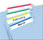 Avery Easy Peel Laser/Inkjet File Folder Labels, 2/3" x 3-7/16", Assorted Colors, 252 Labels/Pack (5235)