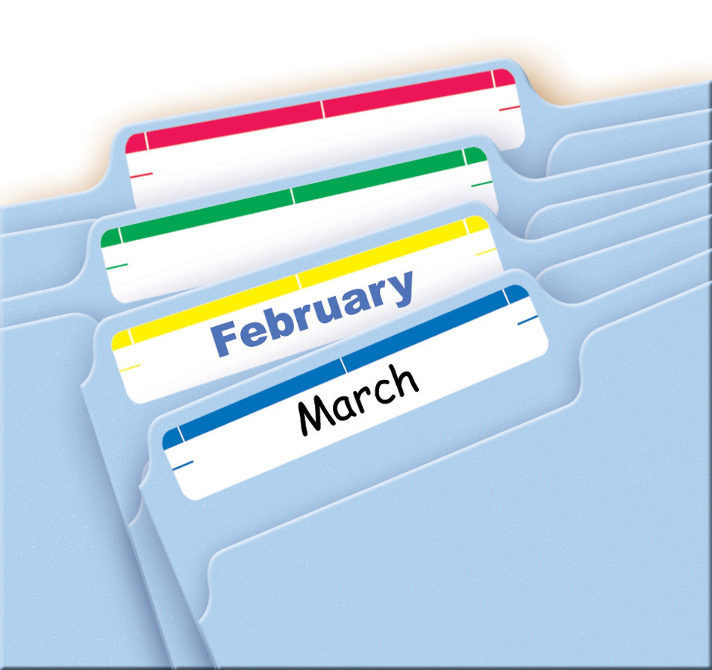 Avery Easy Peel Laser/Inkjet File Folder Labels, 2/3" x 3-7/16", Assorted Colors, 252 Labels/Pack (5235)