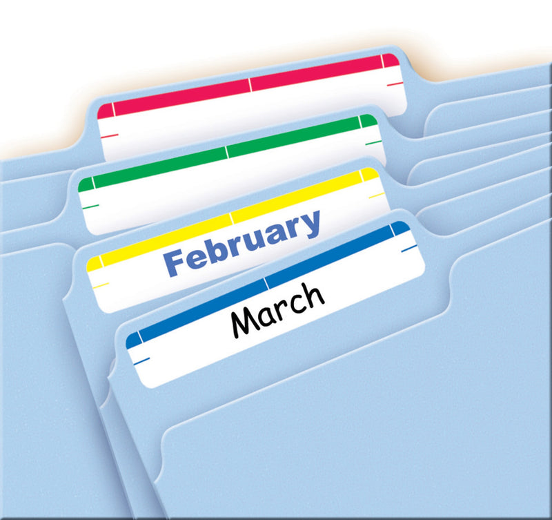 Avery Easy Peel Laser/Inkjet File Folder Labels, 2/3" x 3-7/16", Assorted Colors, 252 Labels/Pack (5235)