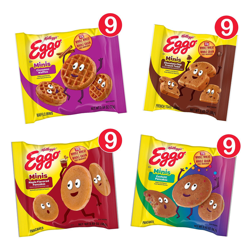 Eggo Bites Variety Box, 36/Box (700-00182)