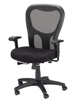 Tempur-Pedic Ergonomic Fabric/Mesh Swivel Task Chair, Black (TP9000-C-BLK)