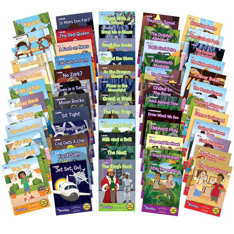 Beanstalk Books The Beanies Hi-Lo Diversity Decodable Boxed Set 2, 60/Set (JRLBB158)