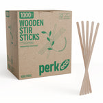 Perk™ Eco Wooden Stirrer, 5.5", 1000/Pack (PK61996)