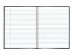 Blueline Hardcover Executive Journal, 7.25" x 9.25", Wide-Ruled, Cool Gray, 144 Pages (A7.GRY)