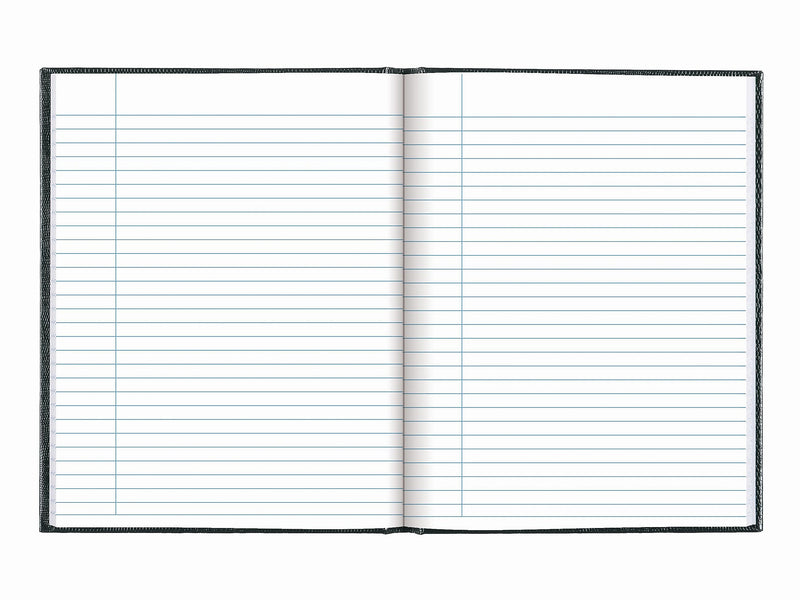 Blueline Hardcover Executive Journal, 7.25" x 9.25", Wide-Ruled, Cool Gray, 144 Pages (A7.GRY)