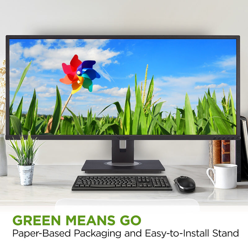 ViewSonic 34" 100Hz LCD Monitor, Black (VG3456A)