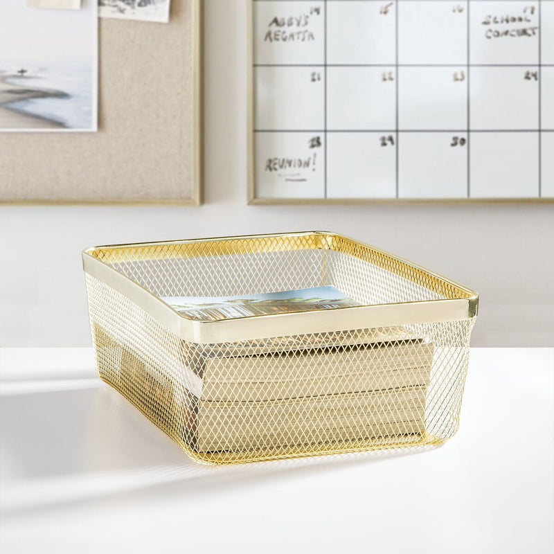 mDesign Steel Organizers, Soft Brass (25953)
