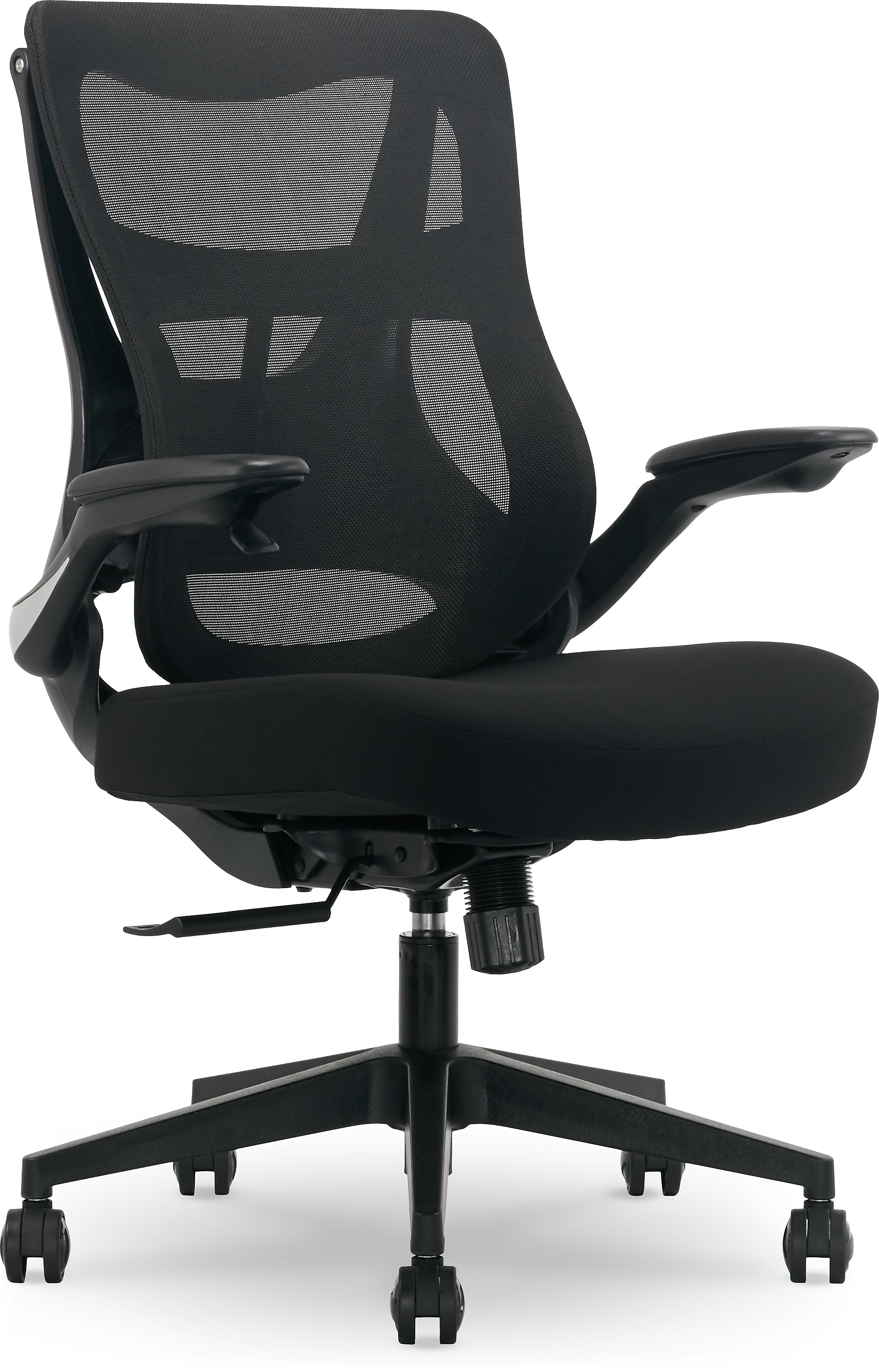 Beautyrest ErgoMax Ergonomic Mesh Swivel Task Chair, Black (60078-BLK)