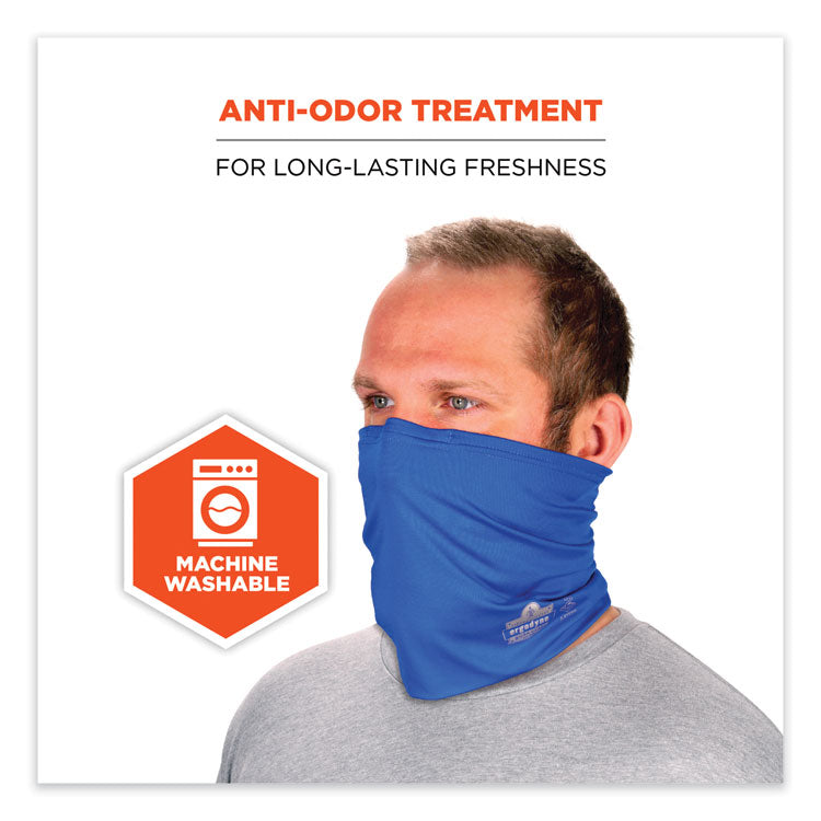 Chill-Its 6489 2-Layer Cooling Performance Knit Multi-Band, Polyester/Spandex, 2X-Large/3X-Large, Blue