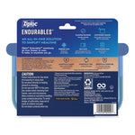 Endurables Silicone Pouches, Small, 8 oz, 7.4" x 5.9", Clear, 8/Carton