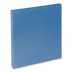 Slant D-Ring View Binder, 3 Rings, 1" Capacity, 11 x 8.5, Light Blue