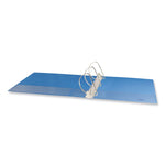 Slant D-Ring View Binder, 3 Rings, 3" Capacity, 11 x 8.5, Light Blue