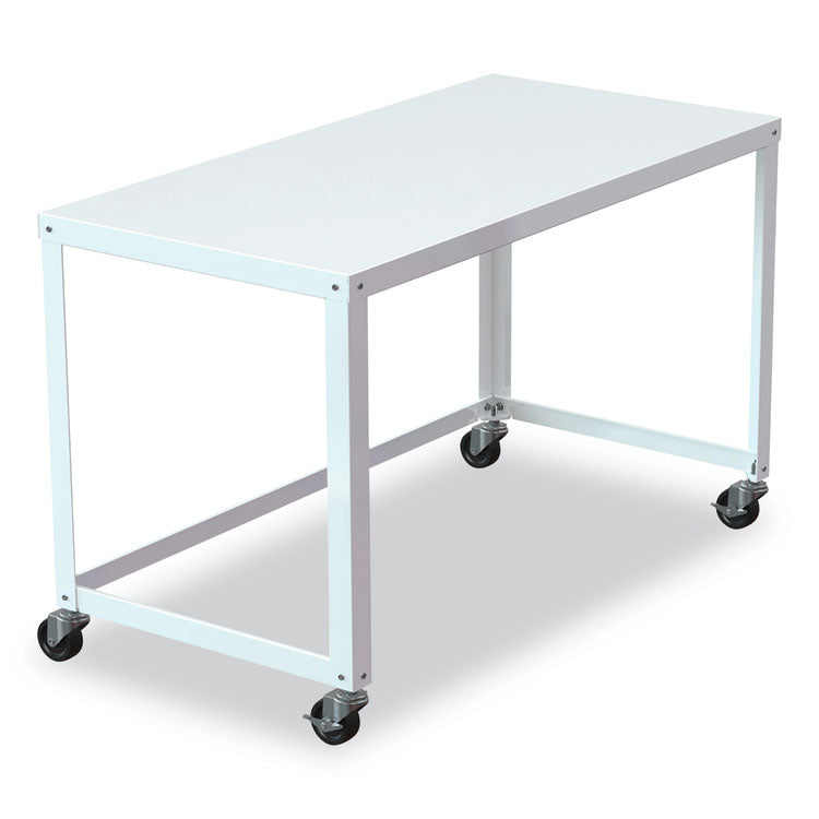 RTA Mobile Desk, 47.45 x 23.88 x 29.6, White