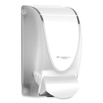 Transparent Manual Dispenser, 1 L, 4.92 x 4.6 x 9.25, White, 15/Carton