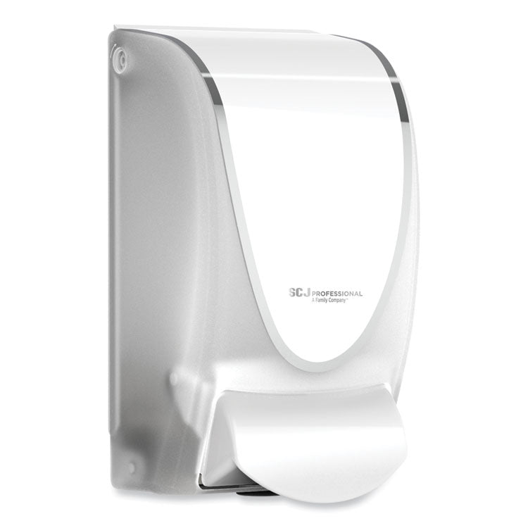 Transparent Manual Dispenser, 1 L, 4.92 x 4.6 x 9.25, White, 15/Carton