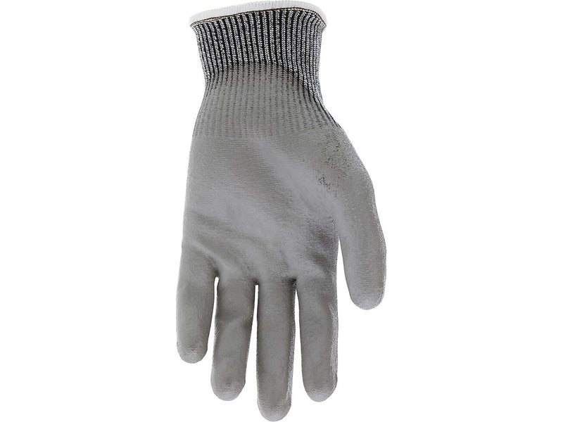 MCR Safety Cut Pro Hypermax Fiber/Polyurethane Work Gloves, XXL, A2 Cut Level, Salt-and-Pepper/Gray, Dozen (127-92752PUXXL)