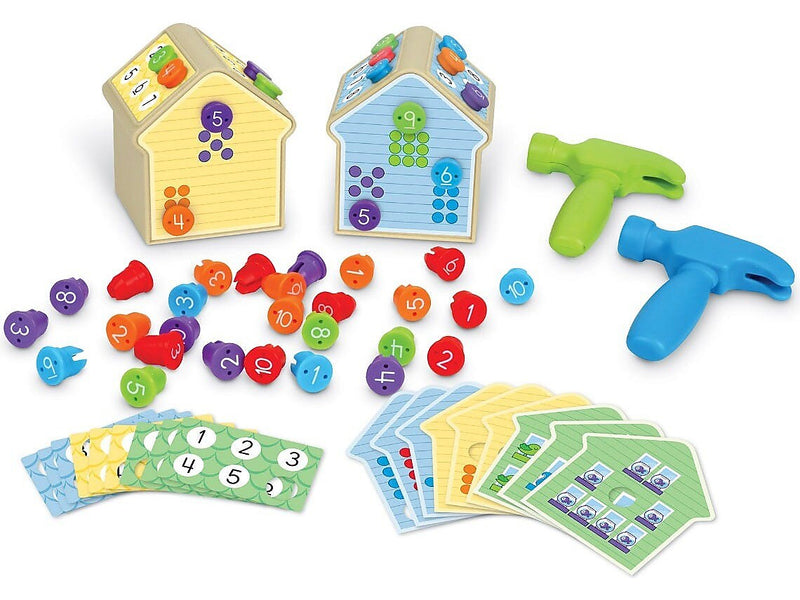 Learning Resources Number Nails Fine Motor Activity Set (LER3063)