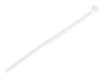 4XEM Cable Ties, 5" x 0.3", White, 100/Pack (4X5ZIPTIE100WR)