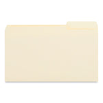 Top Tab File Folders, 1/3-Cut Tabs: Right Position, Legal Size, 0.75" Expansion, Manila, 100/Box