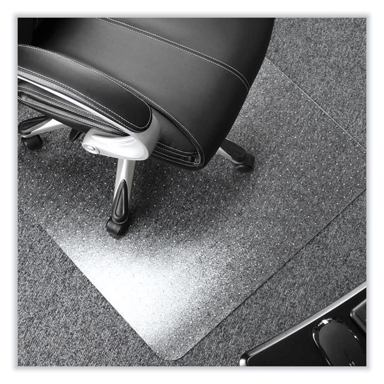 Cleartex Ultimat Polycarbonate Chair Mat for High Pile Carpets, 60" w x 48" l, Clear
