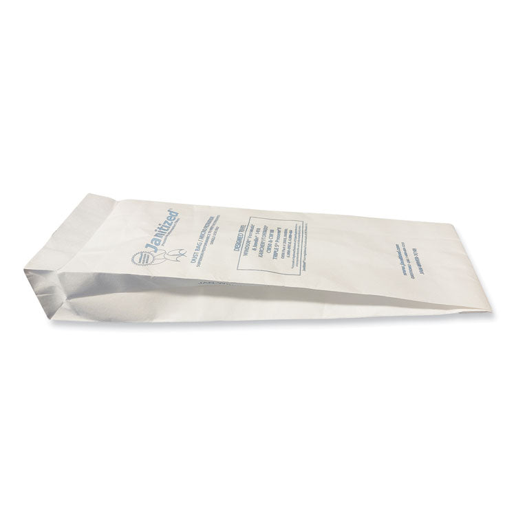 Vacuum Filter Bags Designed to Fit Windsor Versamatic, 100/Carton