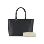 Bugatti Monica Vegan Leather Business Tote, Black (LBG705-BLACK)