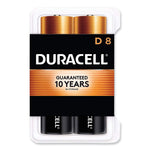 CopperTop Alkaline D Batteries, Clamshell Pack, 8/Pack