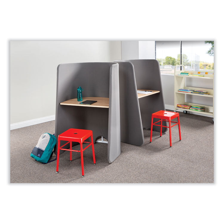Roam Touchdown Workstation, 33" x 30" x 51.5", Beech/Dark Gray