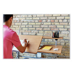 Height-Adjustable Split Level Drafting Table, Rectangular/Square, 47.25 x 29.75 x 26 to 37.25, Medium Oak