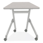 Learn Nesting Trapezoid Desk, 32.83" x 22.25" to 29.5", Gray
