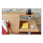 Height-Adjustable Split Level Drafting Table, Rectangular/Square, 47.25 x 29.75 x 26 to 37.25, Medium Oak