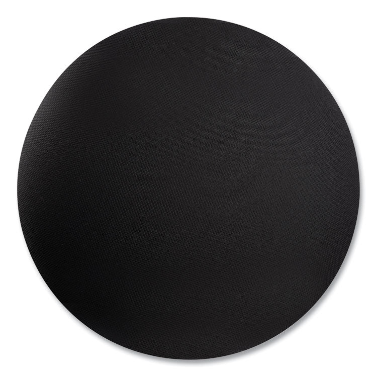 6800 Series Height Adjustable Fabric Seat Swivel Stool, Supports Up to 300 lb, 18" to 25" Seat Height, Black Seat/Gray Base