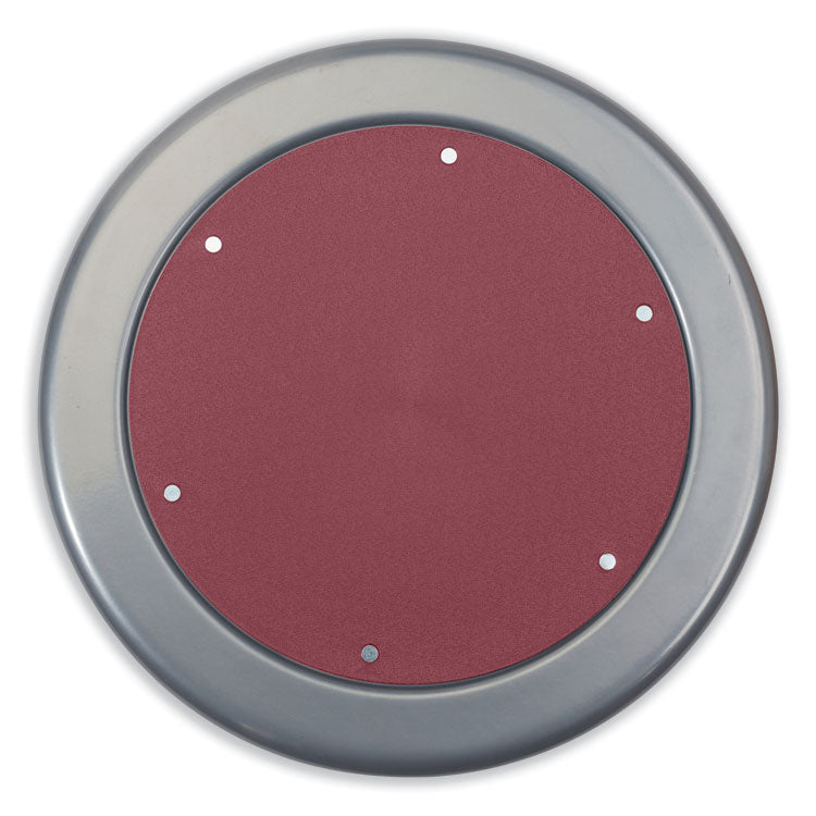 6800 Series Height Adjustable Metal Seat Swivel Stool, Supports Up to 300 lb, 18" to 24" Seat Height, Burgundy Seat/Gray Base