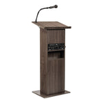 Power Plus Lectern, 22 x 17 x 46, Ribbonwood