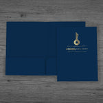 Foil Stamped Standard 2 Pocket Custom Presentation Folder, 250/Box