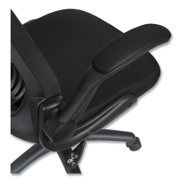 Alera Eb-E Series Swivel/tilt Mid-Back Mesh Chair, Supports Up To 275 Lb, 18.11" To 22.04" Seat Height, Black