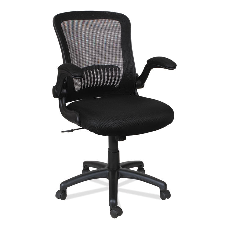 Alera Eb-E Series Swivel/tilt Mid-Back Mesh Chair, Supports Up To 275 Lb, 18.11" To 22.04" Seat Height, Black