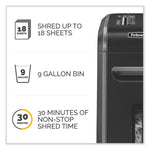 Powershred 99ci 100% Jam Proof Cross-Cut Shredder, 18 Manual Sheet Capacity
