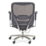 Lineage Big and Tall All-Mesh Task Chair, Supports Up to 400 lb, 19.5" to 23.25" Seat Height, Black Seat, Chrome Base