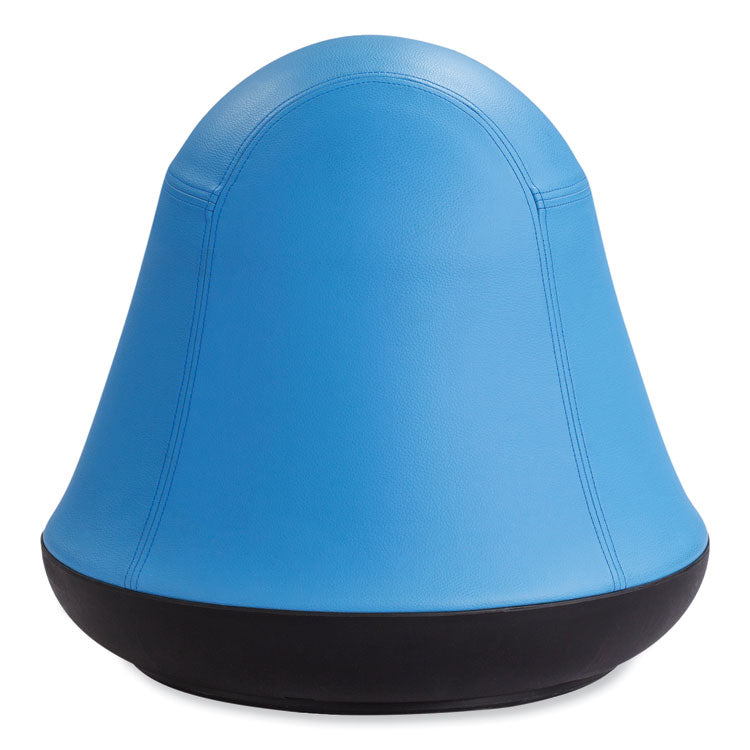 Runtz Swivel Ball Chair, Backless, Supports Up to 250 lb, Baby Blue Vinyl