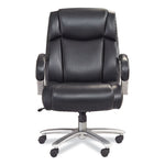 Lineage Big and Tall Mid Back Task Chair 28" Back, Supports Up to 400 lb, 21.5" - 25.25" Seat Height, Black Seat, Chrome Base