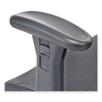 Lineage Big and Tall All-Mesh Task Chair, Supports Up to 400 lb, 19.5" to 23.25" Seat Height, Black Seat, Chrome Base